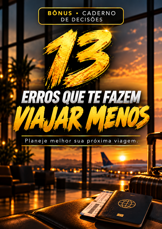 Bônus 13 Erros que te Fazem Viajar Menos